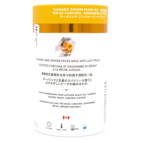 Turmeric Ginger Peach, M21, (back)